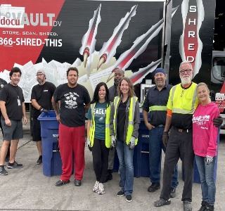 Paper shredding event Commissioner Eckel resized