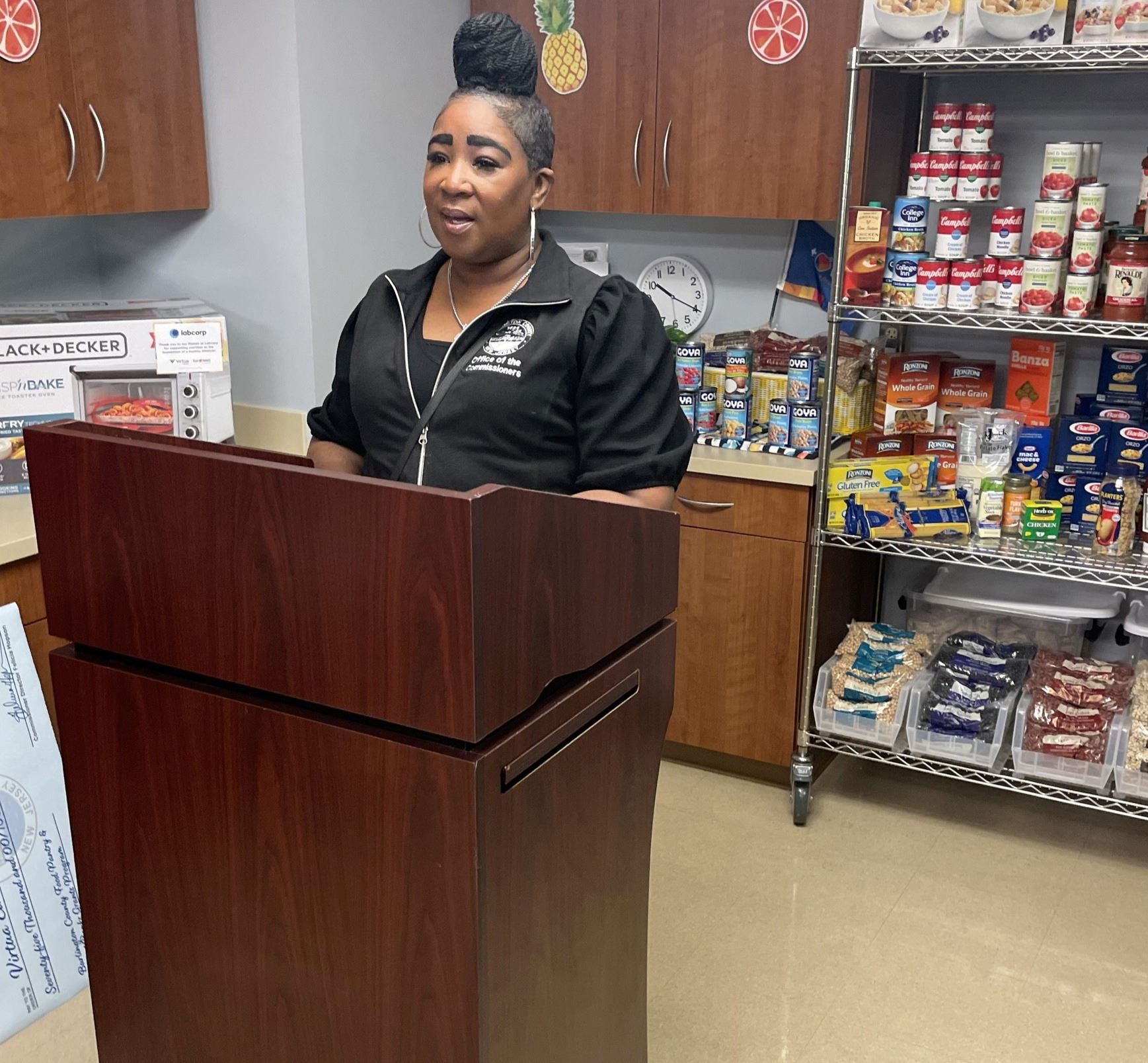 Commissioner Director Felicia Hopson-food pantry grant awards resized