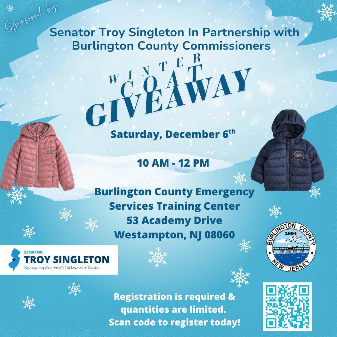 Singleton-Commissioners Winter Coat Giveaway 2025 Flyer