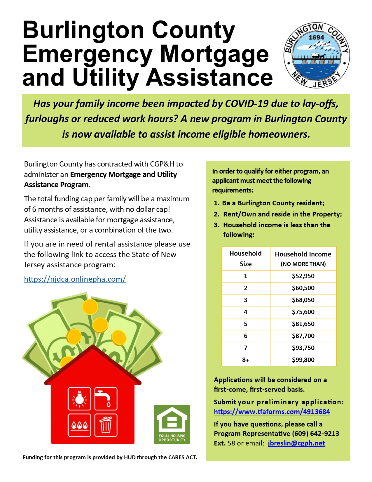 BurlCo CARES flyer Revised