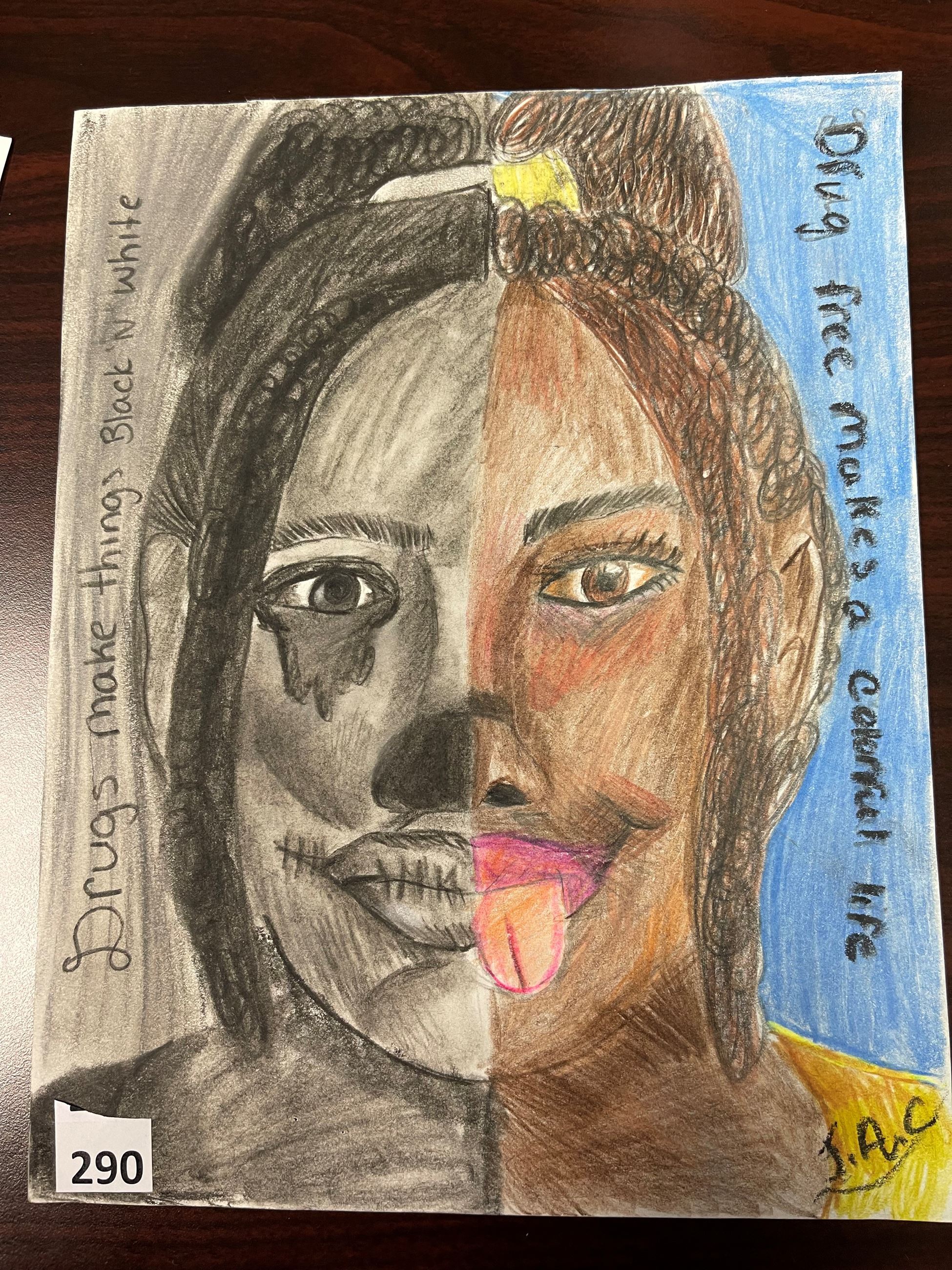 Red Ribbon Poster-Jolene Costley