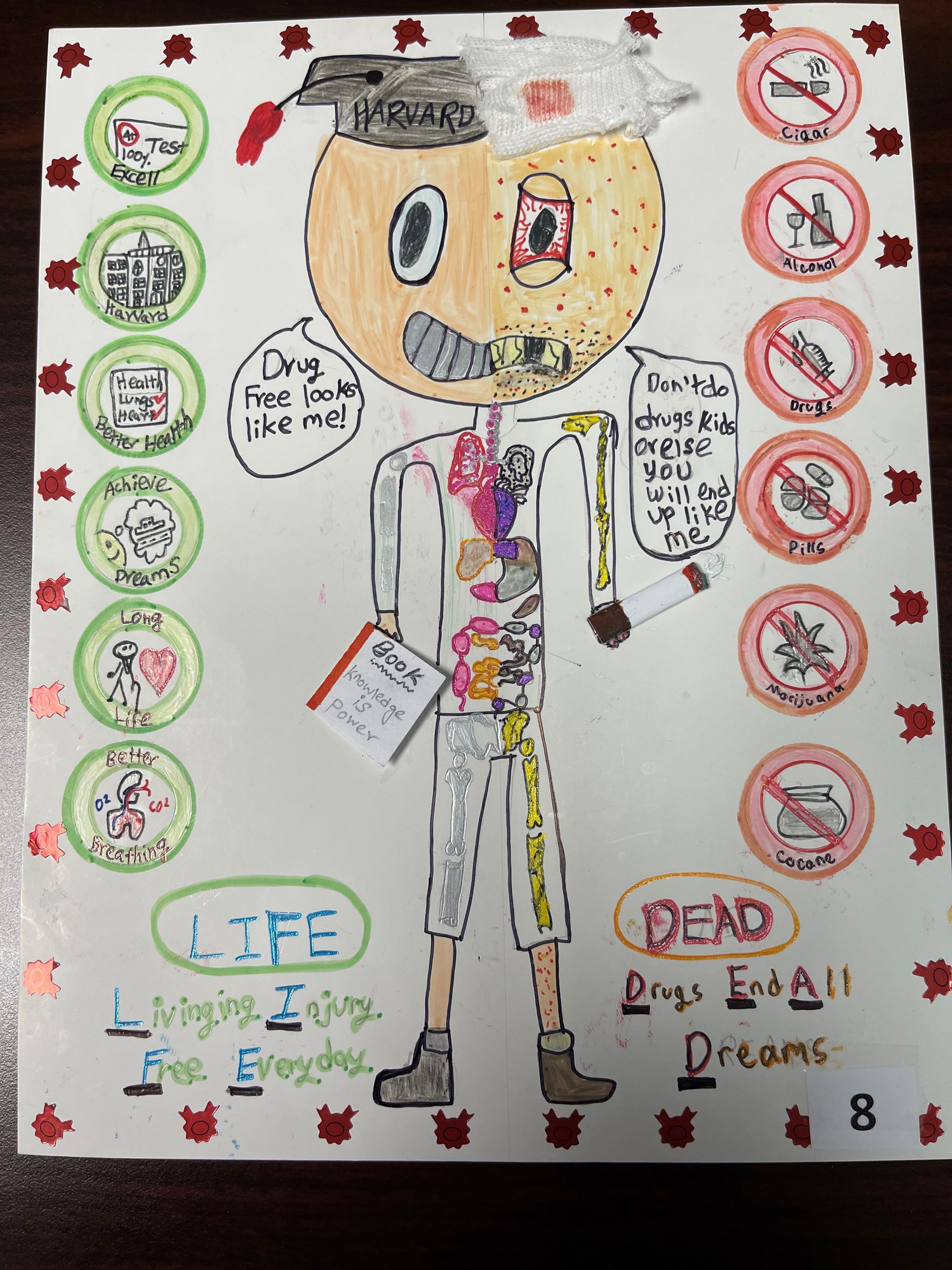 Red Ribbon Poster-Ryon Senthill