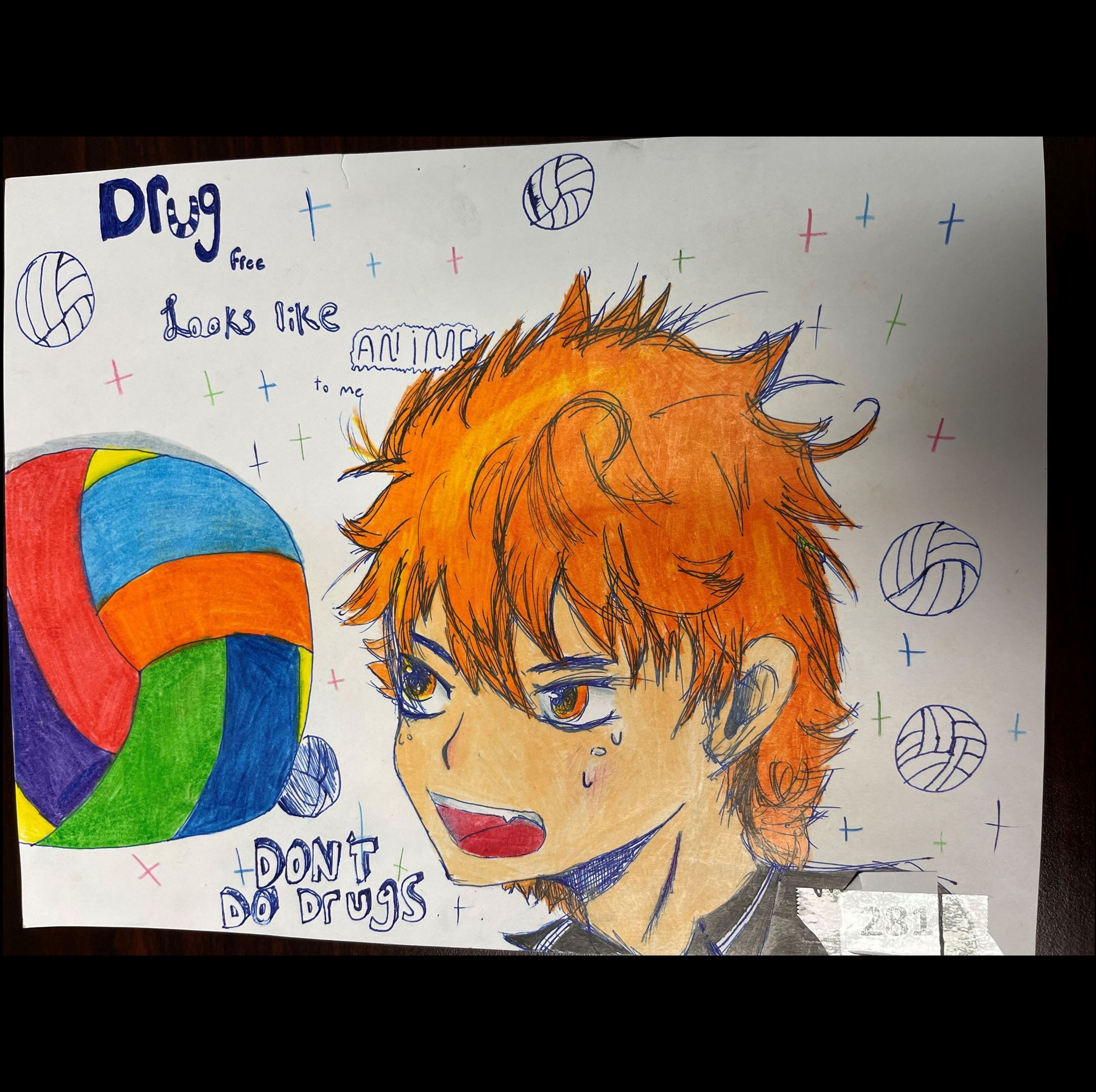 Red Ribbon Poster-Kiela Lobada