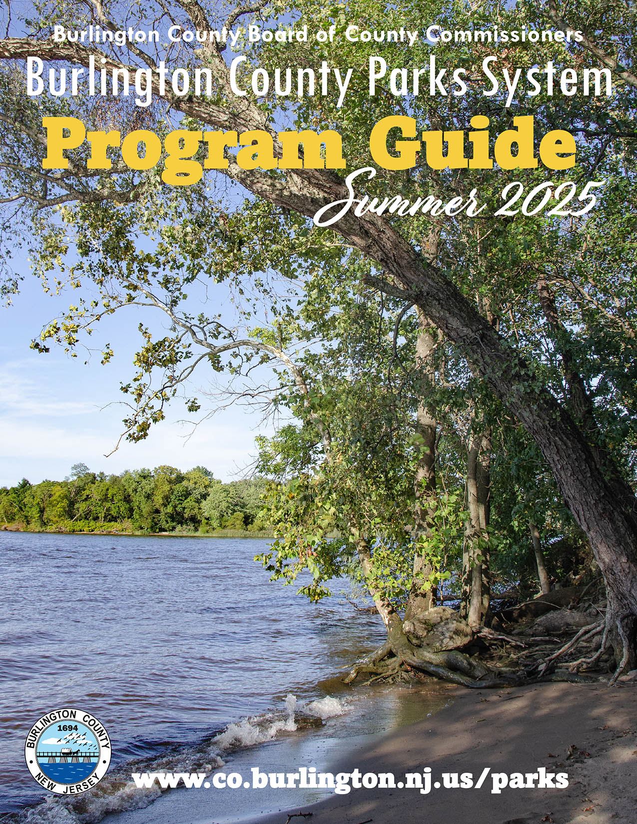 2025 Summer Program Guide cover art of Amico Island